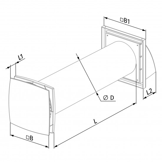 Blauberg Envira-45 Single Room Heat Recovery Unit