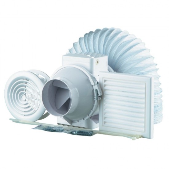 Blauberg Turbo E 100mm In Line Fan/Timer Kit Blauberg Turbo E 100mm In Line Fan/Timer Kit