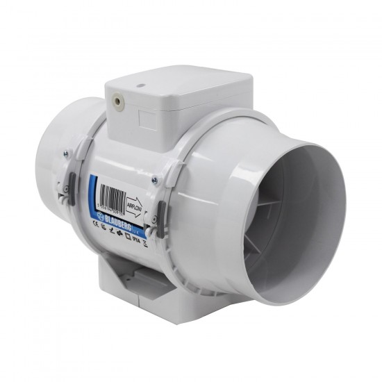 Blauberg Turbo E 100mm In Line Fan/Timer Blauberg Turbo E 100mm In Line Fan/Timer