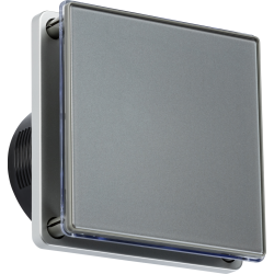ML 100mm LED Backlit Fan c/w Timer Grey