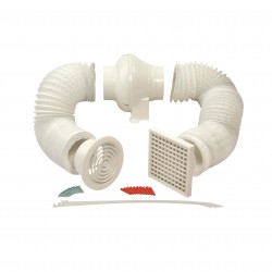 100mm Centrifugal Shower Fan/Timer Kit