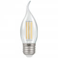 LED Candle Lamps Bent Tip Filament Dimmable