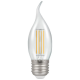 LED (D) Filament Bent Tip Candle Lamp 5w ES WW LED (D) Filament Bent Tip Candle Lamp 5w ES WW