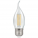 LED Candle Lamps Bent Tip Filament Dimmable