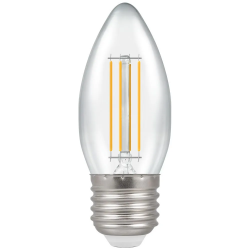 LED (D) Filament Candle Lamp 5w ES WW