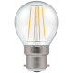 LED (D) Filament Round Lamp 5w BC WW LED (D) Filament Round Lamp 5w BC WW