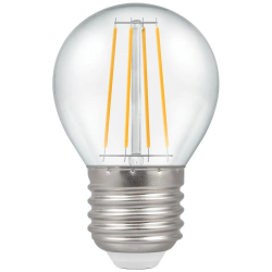 LED (D) Filament Round Lamp 5w ES WW