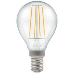 LED (D) Filament Round Lamp 5w SES WW