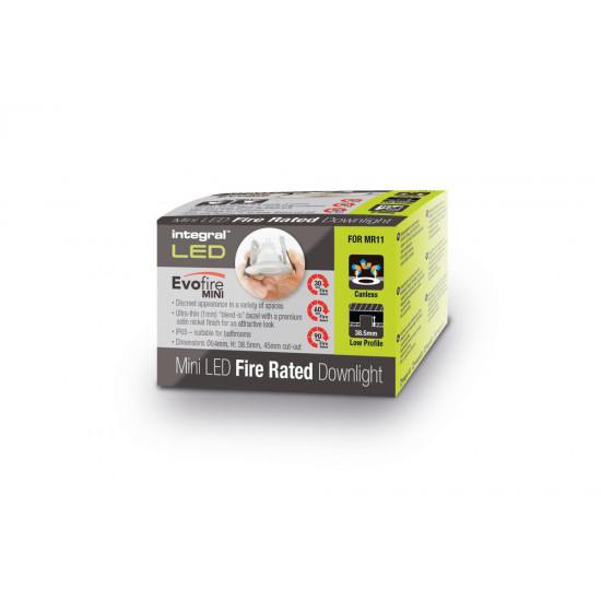 Integral EvoFire Mini Downlight - Polished Chrome Integral EvoFire Mini Downlight - Polished Chrome