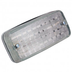 Ansell 100w Bulkhead-Aluminium/Glass