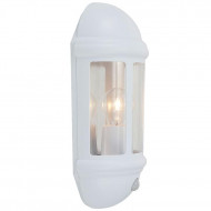 Ansell Latina 42w E27 Half Lantern c/w PIR White