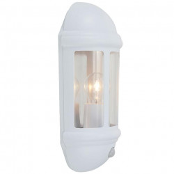 Ansell Latina 42w E27 Half Lantern c/w PIR White