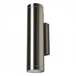 Zink Brean Up & Down GU10 Wall Light (SS)