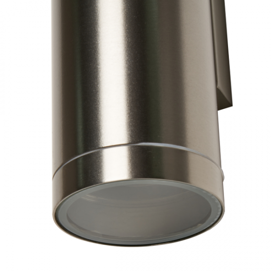 Zink Brean Up & Down GU10 Wall Light (SS)