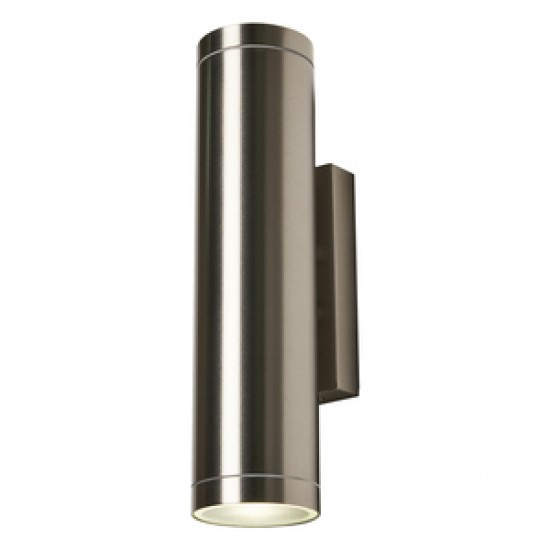 Zink Brean Up & Down GU10 Wall Light (SS) Zink Brean Up & Down GU10 Wall Light (SS)