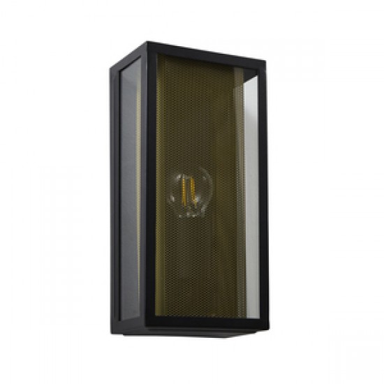 Zink Cuba E27 Box Lantern, Mesh Insert (AN)
