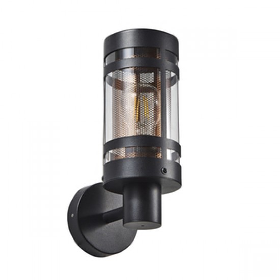 Zink Gada E27 Wall Light Black/Brass Zink Gada E27 Wall Light Black/Brass