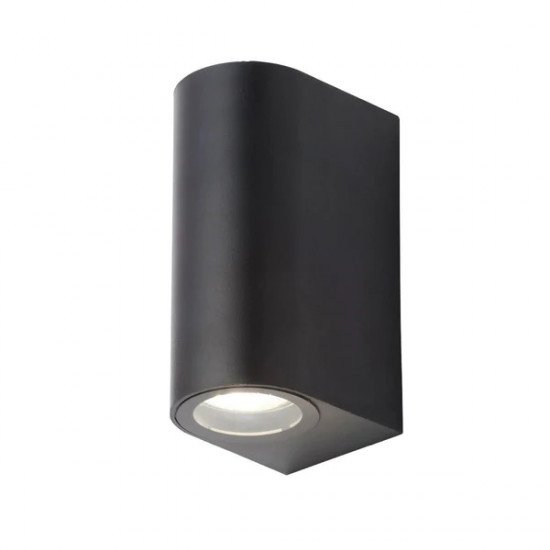 Coast Iona 2xGU10 Wall Light (BLK)