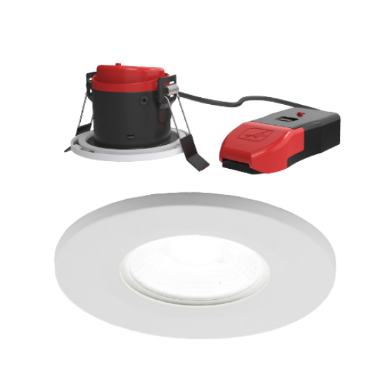 Ansell Prism Pro IP65 LED FRD Dual Wattage & CCT Ansell Prism Pro IP65 LED FRD Dual Wattage & CCT