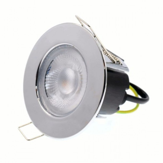 JET 5watt Fire Rated Downlight WW-Polished Chrome