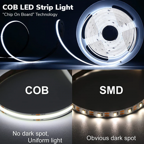 Ener-J 24v LED COB Strip WW (10w/m)