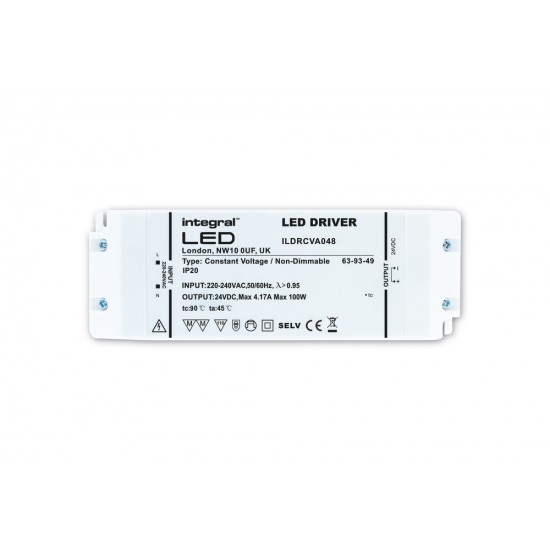 INT 24v 100watt LED Driver (Constant Voltage) INT 24v 100watt LED Driver (Constant Voltage)