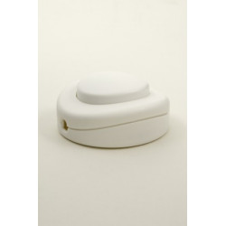 2A In Line Foot Switch-White