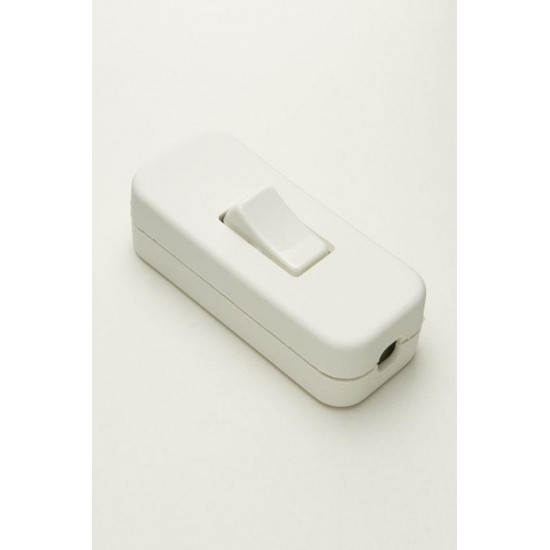 2A In Line Bullet Switch-White