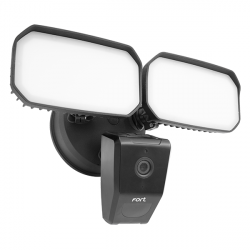 ESP FORT Wi-Fi Smart Camera with Flood Lights - Black