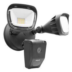 ESP FORT Wi-Fi Smart Camera with Lights - Black