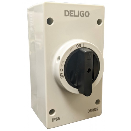 25amp DC Rotary Isolator IP65 Solar 25amp DC Rotary Isolator IP65 Solar