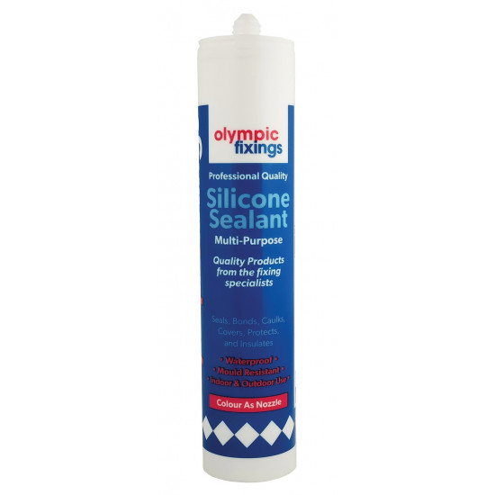 Olympic Silicone Sealant 295ml (White)