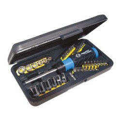 CK Ratchet Bit & Socket Set (46 Piece)