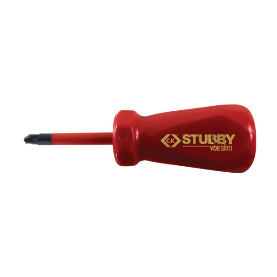 CK Stubby VDE Slim Screwdriver PZ