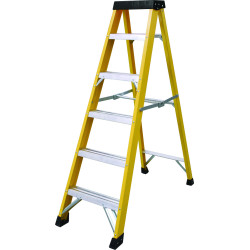 6 (5+1) Tread Fibreglass Step Ladder