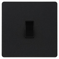 BG Evolve 1G 2W Switch Matt Black