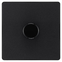 BG Evolve 1G Dimmer Switch P/P Matt Black