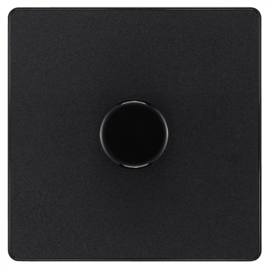 BG Evolve 1G Dimmer Switch P/P Matt Black BG Evolve 1G Dimmer Switch P/P Matt Black