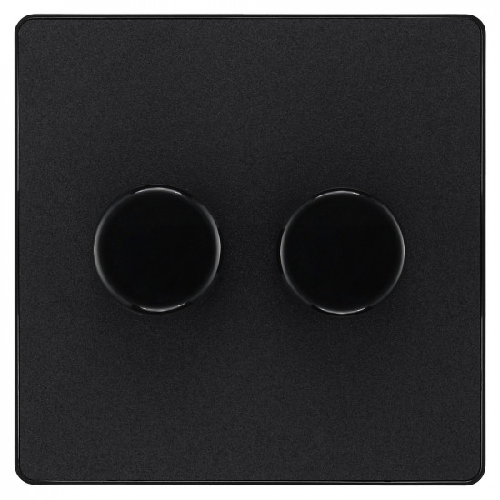 BG Evolve 2G Dimmer Switch P/P Matt Black BG Evolve 2G Dimmer Switch P/P Matt Black