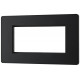 BG Evolve 4M Euro Module Plate (2G) Matt Black