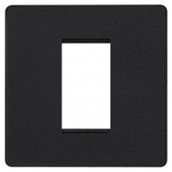 BG Evolve 1M Euro Module Plate (1G) Matt Black