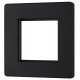 BG Evolve 2M Euro Module Plate (1G) Matt Black