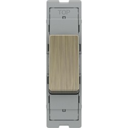 BG Grid Lite Antigue Brass 20A 2Way Module