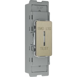 BG Grid Lite Antique Brass 20A Em/Light Test Modul