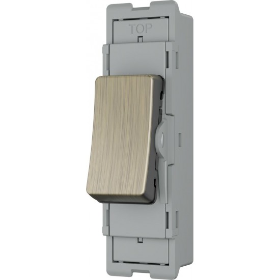 BG Grid Lite Antique Brass 20A Intermediate Module