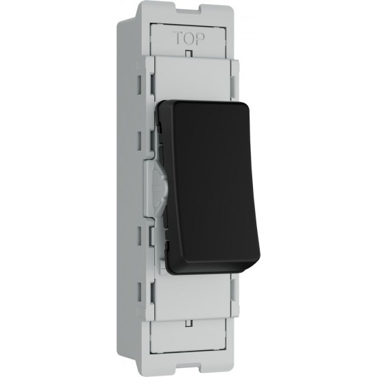 BG Grid Lite Matt Black 20A 2Way Module