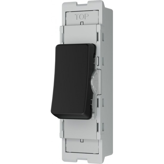 BG Grid Lite Matt Black 20A 2Way Module
