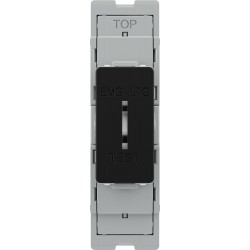 BG Grid Lite Matt Black 20A Em/Light Test Module