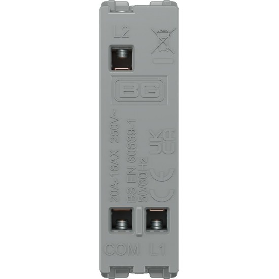 BG Grid Lite Matt Black 20A Em/Light Test Module