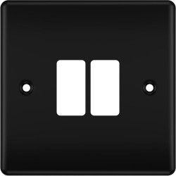 BG Grid Lite Matt Black 2G Cover